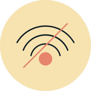 wifi simgesi vektör illüstrasyonu