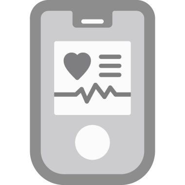 Kalp sembollü akıllı telefon