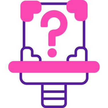 Ünlem işareti simgesi. Web için ünlem işareti vektör simgelerinin özet çizimi