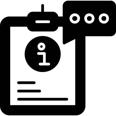 belge simgesi vektör illüstrasyonu