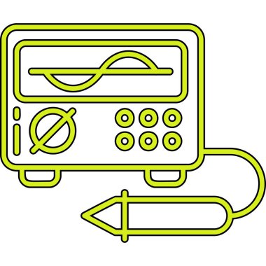 Devre kartı simgesine sahip bilgisayar faresi, özet biçimi