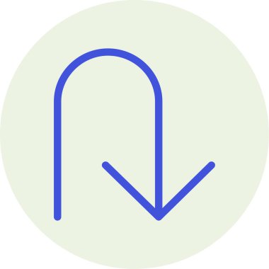 ok simgesinin vektör illüstrasyonu