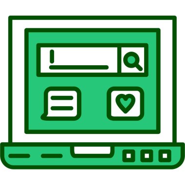 tarayıcı pencere simgesi vektör illüstrasyonu