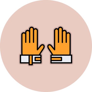 vektör çizim insan el simgesi