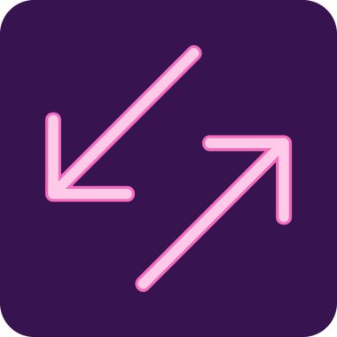 ok simgesi, basit vektör illüstrasyonu