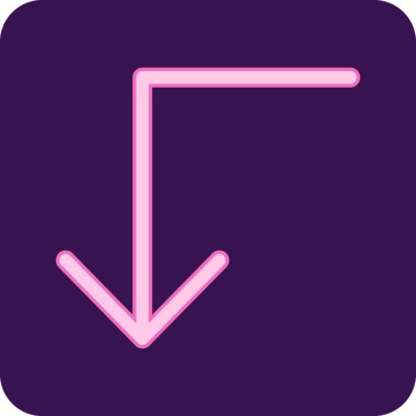 Ok. Web simgesi basit illüstrasyon