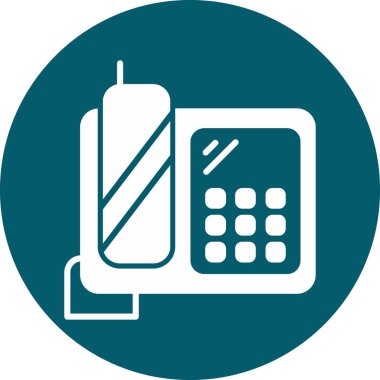 Eşsiz telsiz sesli vektör simgesi