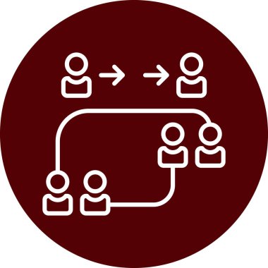 İnsan simgesinin vektör illüstrasyonu