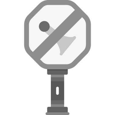 Kes şunu. Web simgesi basit illüstrasyon