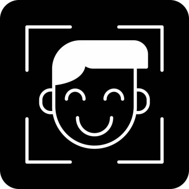 Siyah maskeli bir adamın vektör çizimi