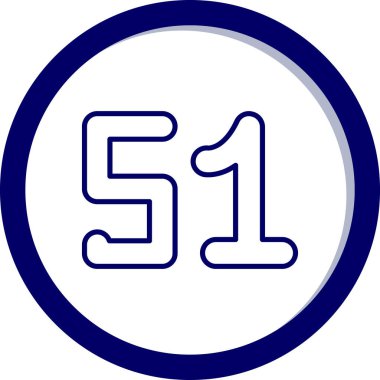 Moda stili izole edilmiş arkaplanda 6 numaralı simge