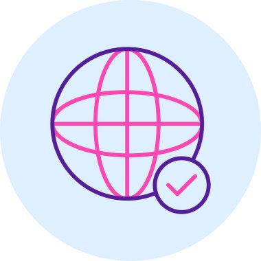 Genel Web simgesi basit tasarımı