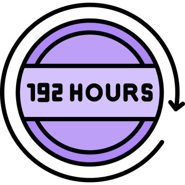 Saat 27 saat simgesi, özet biçimi