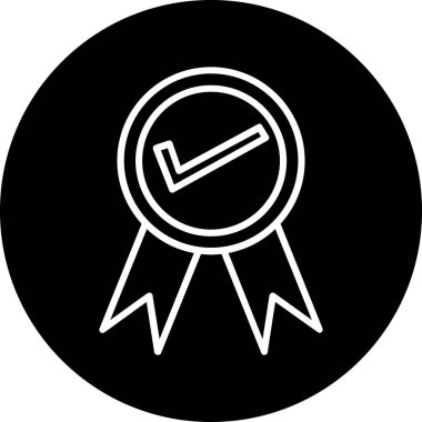 Ödül simgesi soyut arkaplanda izole edildi