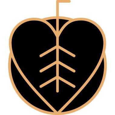 Bir kalbin vektör illüstrasyonu