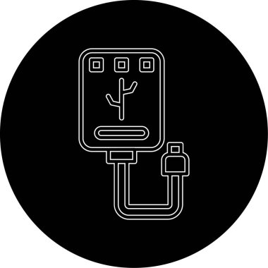 vektör usb sürücü simgesi