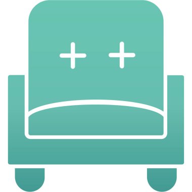 Ambulans araba vektör simgesi