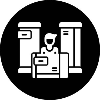 Modern eğitim ikonunun vektör illüstrasyonu