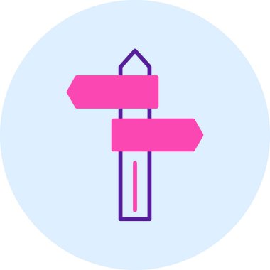 Ok. Web simgesi basit illüstrasyon