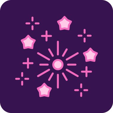 Bir noel yıldızının vektör çizimi