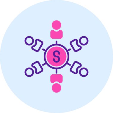 seo modern simgesinin vektör illüstrasyonu