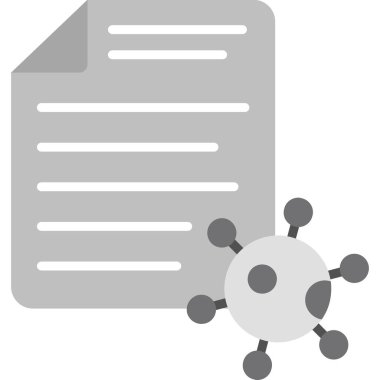 veri dosyası düz simgesi, vektör illüstrasyonu