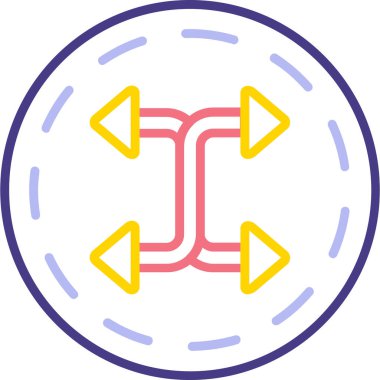 ok simgesinin vektör illüstrasyonu