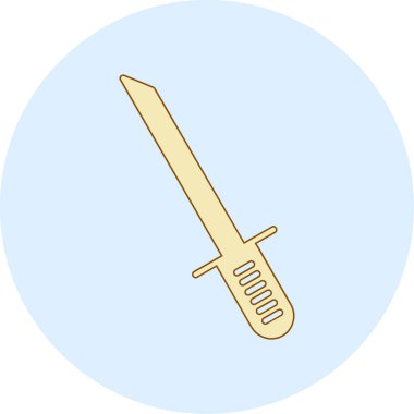 karikatür hançer ve hançer