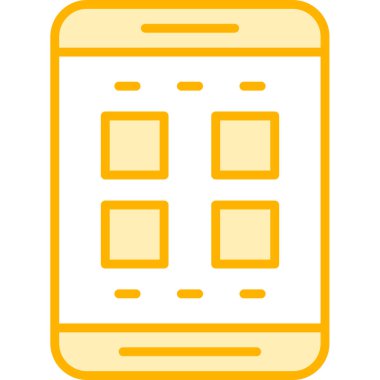 cep telefonu vektör simgesi