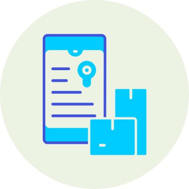 belge simgesi vektör illüstrasyonu