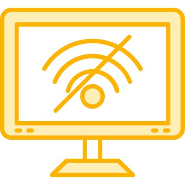 Bilgisayar. Web simgesi basit illüstrasyon