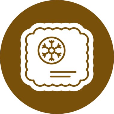 Çikolata. Web simgesi basit illüstrasyon