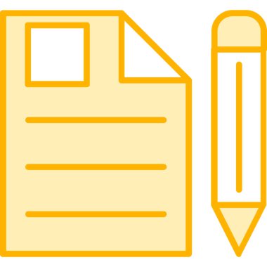 belge simgesi, vektör çizimi