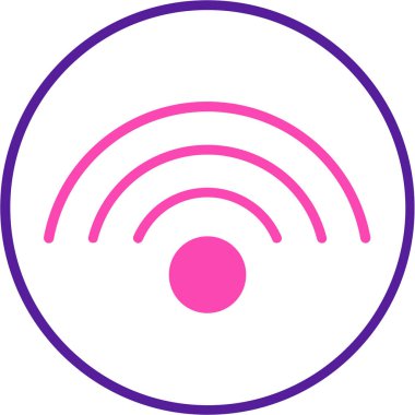 wifi simgesi vektör illüstrasyonu