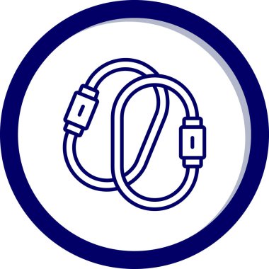 Kulaklık simgesinin vektör illüstrasyonu