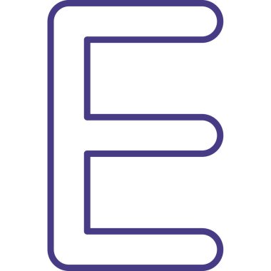 alfabe harfi f f f f f f f f f simgesi, vektör tasarımı