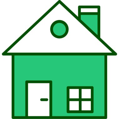 konut simgesi oluşturma - taslak biçimi