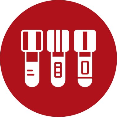 Kan testi vektör simgesi