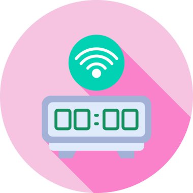 Wifi simgesi, vektör illüstrasyonu