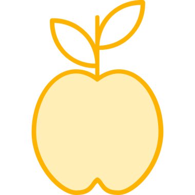 meyve yemeği elma simgesi ana hatlarıyla