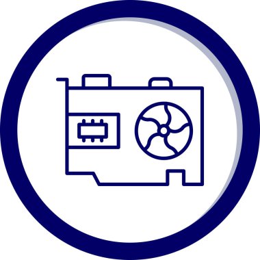 Bir kamera simgesinin vektör illüstrasyonu