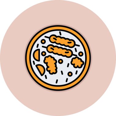 Vektör çizimi. yiyecek simgesi.