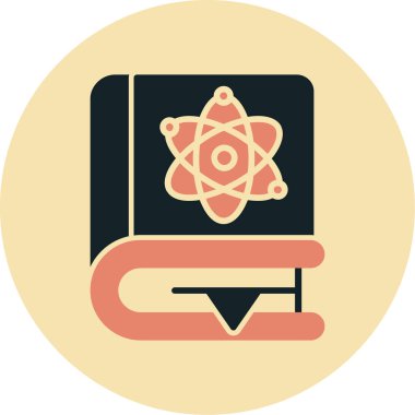atom. Web simgesi basit illüstrasyon