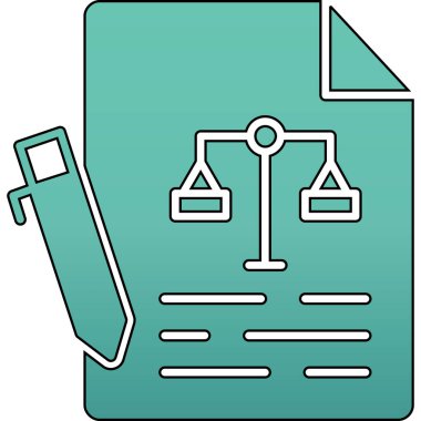 Vektör belgesi Simge illüstrasyonu