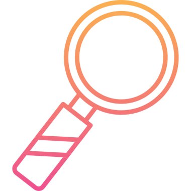 Arama simgesi vektör illüstrasyonu