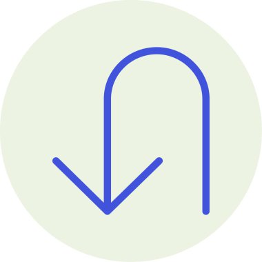 ok simgesi vektör illüstrasyonu