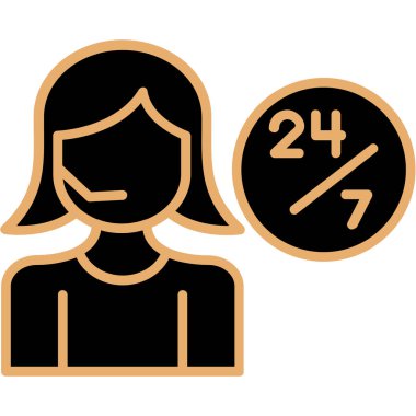 Müşteri servisi. Basit resimleme