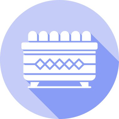 Modern b 'nin vektör illüstrasyonu eksik simgesi