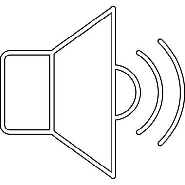 hoparlör vektör illüstrasyonu