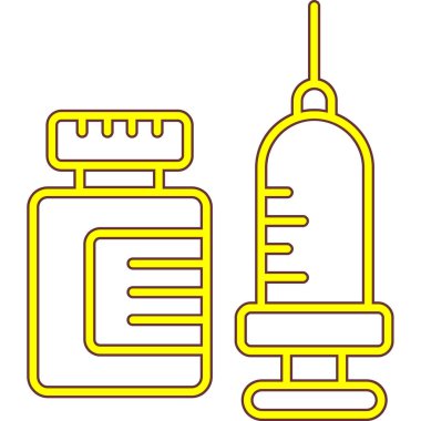 Bir çanta dolusu hapın vektör çizimi